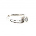 2.50 GR WHITE GOLD RING WITH DIAMONDS - DHR30507