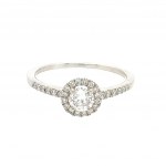 RING IN WHITE GOLD 1.94 GR WITH DIAMOND + DIAMONDS - RNG30401