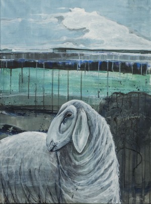 Sylwia Łyczko-Zielony (1973), Portret renesansowy owcy (2015)