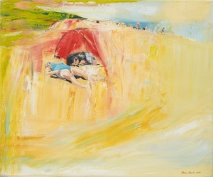 Joanna Burda (1976), Plaża - sektor dla psów (2014)