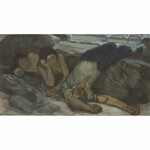 Max Friese (1883 – po 1954) Dwie kobiety z pijakiem