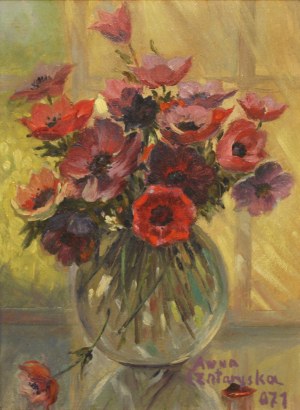 Anna Czartoryska (1887 – 1980) Wazon z kwiatami