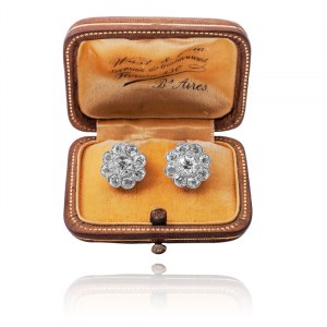 Vintage-Diamant-Ohrringe