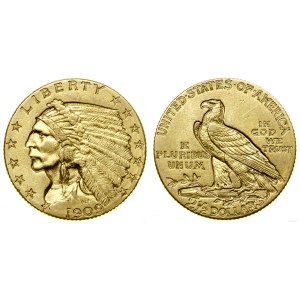 Stati Uniti d'America (USA), 2 dollari e mezzo, 1909, Filadelfia