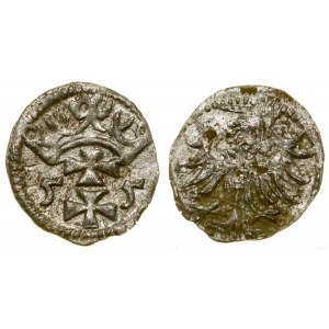 Poland, denarius, 1555, Gdansk