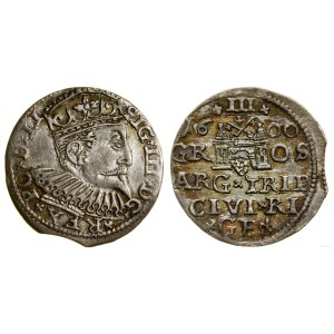 Polska, trojak, 1600, Ryga