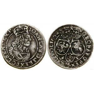 Poland, sixpence, 1662 AT, Bydgoszcz