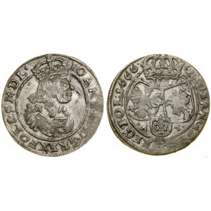 Polska, szóstak, 1666 AT, Bydgoszcz