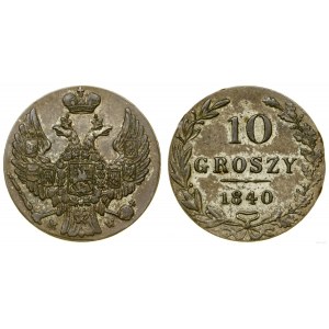 Polonia, 10 groszy, 1840, Varsavia