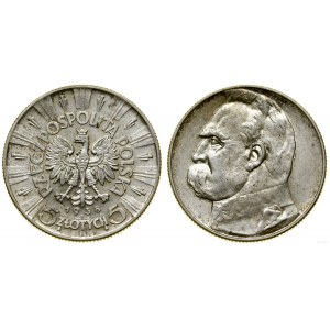Polsko, 5 zlotých, 1938, Varšava
