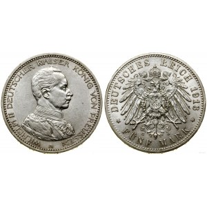 Niemcy, 5 marek, 1913 A, Berlin