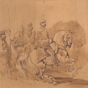 Piotr Michałowski (1800 Kraków - 1855 Krzyżtoporzyce), Książę Józef na koniu