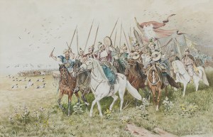 Adam Setkowicz (1875 Kraków - 1945 tamże), Pochód Chmielnickiego z Tuhaj-bejem