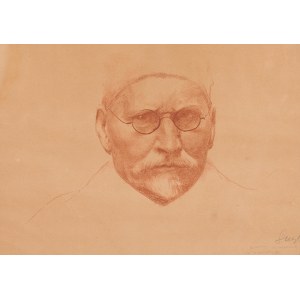 Leon Wyczółkowski (1852 Huta Miastkowska k. Kielc - 1936 Warszawa), Autoportret, 1925