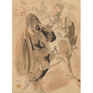 Feliks Topolski (1907 Warszawa - 1989 Londyn), Zagłoba z Ketlingiem