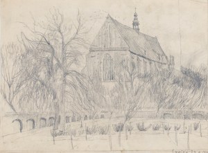 Stanisław Czajkowski (1878 Warszawa - 1954 Sandomierz), Skałka, 1911