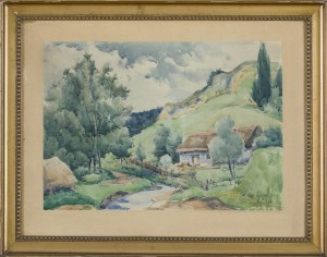 Jan Rubczak (1884 Stanisławów - 1942 Oświęcim), Pejzaż, 1925