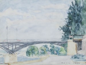 Bencion(Benn) Rabinowicz (1905 Białystok - 1989 Paryż), Most, 1984