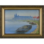 Ludwik Leszko (1890 Kraków - 1957 tamże), Widok na Wawel