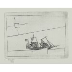 Lyonel Feininger (1871 Nowy Jork - 1956 tamże), Żaglowiec, 1939