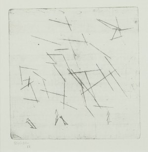 Lyonel Feininger (1871 Nowy Jork - 1956 tamże), Abstrakcja, 1952