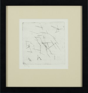 Lyonel Feininger (1871 Nowy Jork - 1956 tamże), Abstrakcja, 1952