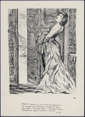 Szymon Kobyliński (1927 Warszawa - 2002 tamże), Projekt ilustracji do książki 