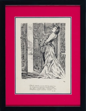 Szymon Kobyliński (1927 Warszawa - 2002 tamże), Projekt ilustracji do książki 