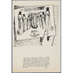Szymon Kobyliński (1927 Warszawa - 2002 tamże), Projekt ilustracji do książki Pamiętnik Krystyny