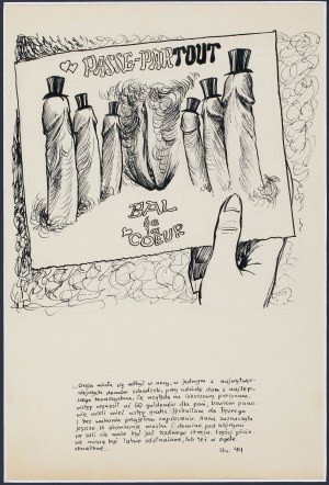 Szymon Kobyliński (1927 Warszawa - 2002 tamże), Projekt ilustracji do książki 