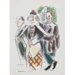 Michel Adlen (1898 Łuck - 1980 Paryż), Teka Clowns de Paris, 1959