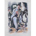 Michel Adlen (1898 Łuck - 1980 Paryż), Teka Clowns de Paris, 1959