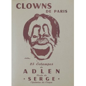 Michel Adlen (1898 Łuck - 1980 Paryż), Teka Clowns de Paris, 1959