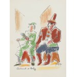Michel Adlen (1898 Łuck - 1980 Paryż), Teka Clowns de Paris, 1959