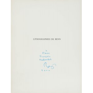 Bencion(Benn) Rabinowicz (1905 Białystok - 1989 Paryż), Teka „Benn 14 lithographies originales en couleurs”, Paryż 1964