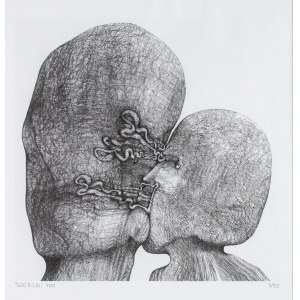 Zdzisław Beksiński (1929 Sanok - 2005 Warszawa), Bez tytułu, 2001