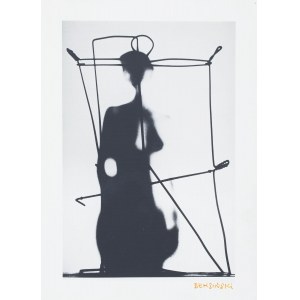 Zdzisław Beksiński (1929 Sanok - 2005 Warszawa), Akt w klatce