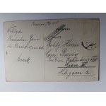 POHLEDNICE RZESZÓW, MICKIEWICZŮV POMNÍK, PŘEDVÁLEČNÝ ROK 1915