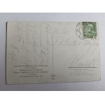 POSTCARD POLISH PAINTING ODO VOLUNTARY LVOV BERNARDINE CHURCH PRE-WAR, STAMP STAMP STAMP