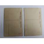 SET DI 6 CARTOLINE VARSAVIA, PIAZZA DEL TEATRO, PARCO UJAZDOWSKI, VEDUTA GENERALE, STAGNO NEL GIARDINO SASKI, MONUMENTO MICKIEWICZ, CHIESA ST. KRZYZA, ANTEGUERRA