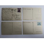 SET DI 4 CARTOLINE NAVI, SS HEL, GDYNIA, STAGIONE DEL MERLUZZO