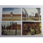 SET OF 9 POSTCARDS OŚWIĘCIM BRZEZINKA, AUSCHWITZ BIRKENAU, EXTERMINATION CAMP
