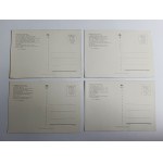 SET OF 9 POSTCARDS OŚWIĘCIM BRZEZINKA, AUSCHWITZ BIRKENAU, EXTERMINATION CAMP