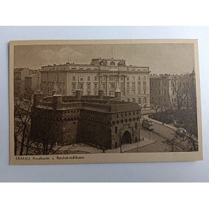 POCZTÓWKA KRAKÓW KRAKAU, BARBAKAN, GG