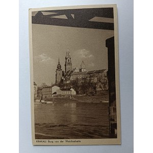 POSTCARD KRAKOW KRAKAU, CASTLE, GG