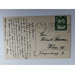 POSTCARD KRAKAU KRAKAU, CASTLE, STAMP, STAMP, 1941, GG