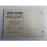 DÉPLIANT PUBLICITAIRE, ZAKŁAD SZKLARSKI TADEUSZ HERETYK, KRAKÓW UL ŚW KRZYŻA 1941 R
