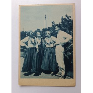 POCZTÓWKA STROJE LUDOWE, TYPY LUDOWE, ŁOTWA, RYGA