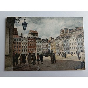 POCZTÓWKA WARSZAWA RYNEK STAREGO MIASTA