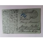 POCZTÓWKA TANIEC, STROJE LUDOWE, PRZEDWOJENNA 1915 R